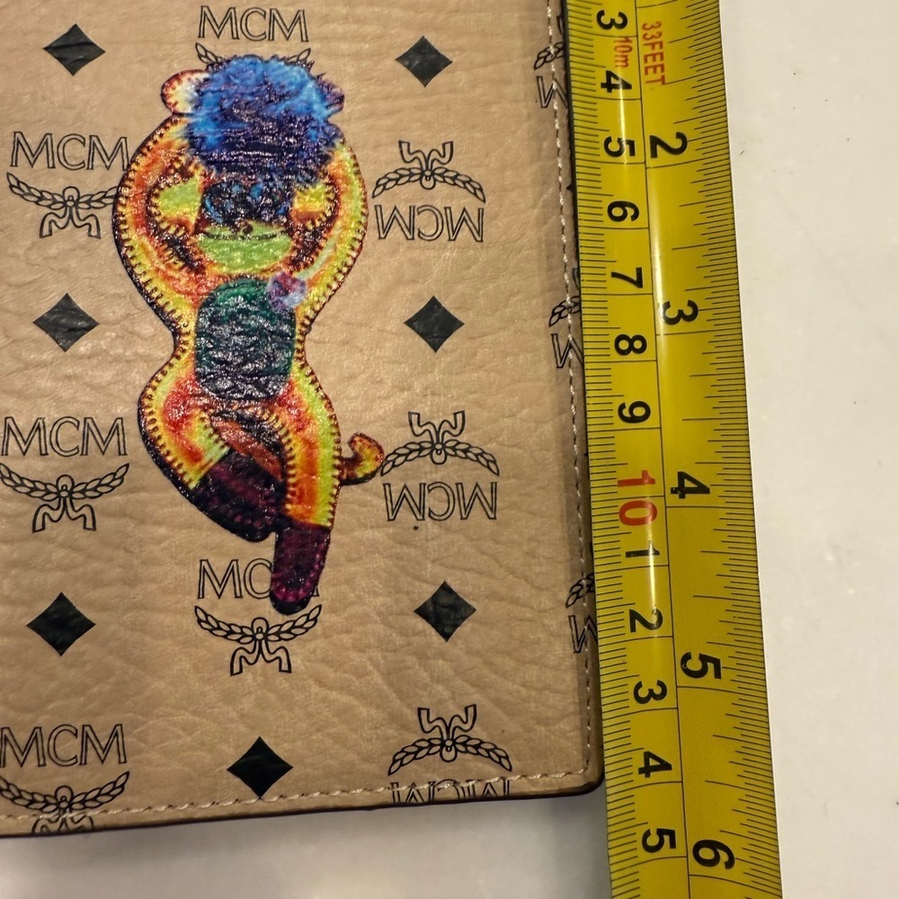 MCM Passport Holder NEW With Box Dust Bog & Original Docs Tan Bunny Logo - Picture 14 of 14